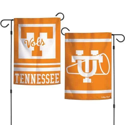 Tennessee Volunteers Garden Flag 2 Sided Classic Vintage Logo heartlandflags