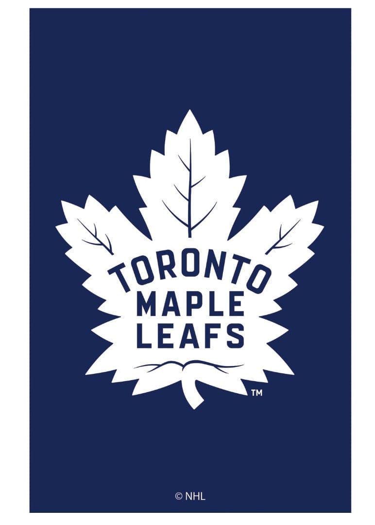 Toronto Maple Leafs Garden Flag 2 Sided Applique Logo heartlandflags