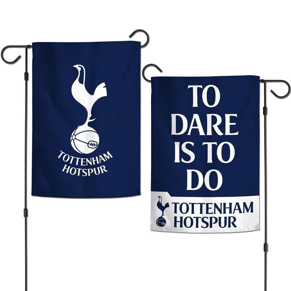 Tottenham Hotspur Garden Flag 2 Sided Logo heartlandflags