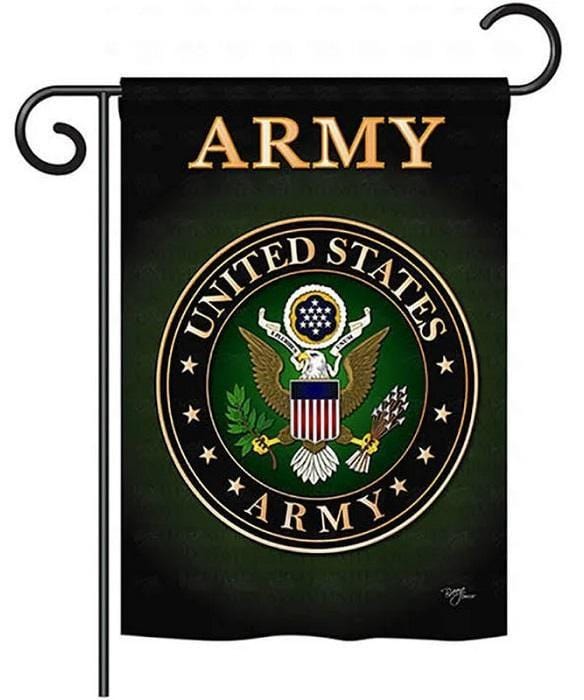 US Army 2 Sided Military Garden Flag heartlandflags