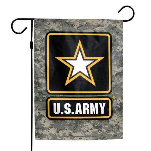 US Army Garden Flag Camo Single Sided heartlandflags