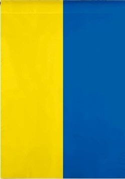 Ukraine Garden Flag 2 Sided Support heartlandflags