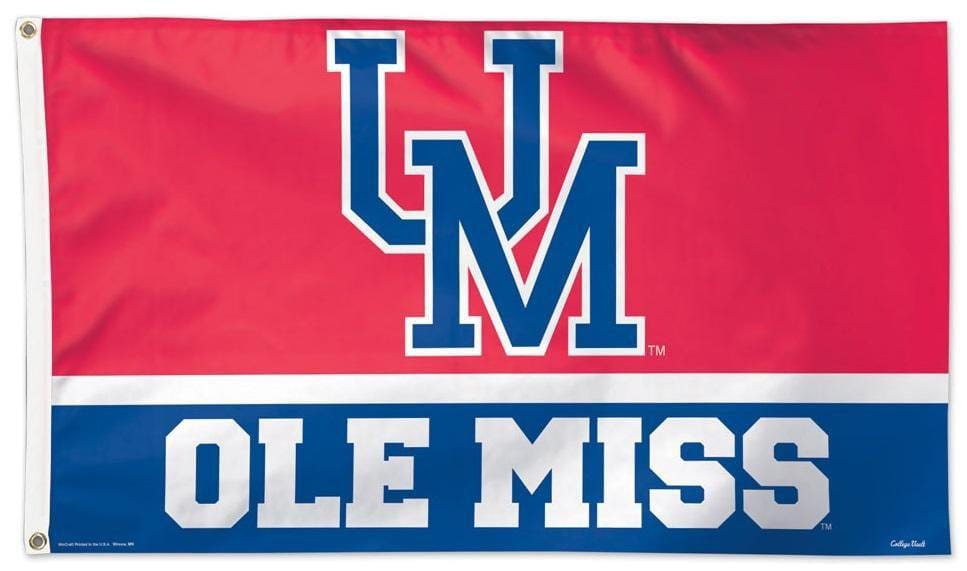 University of Mississippi Vintage Logo 3x5 Flag heartlandflags