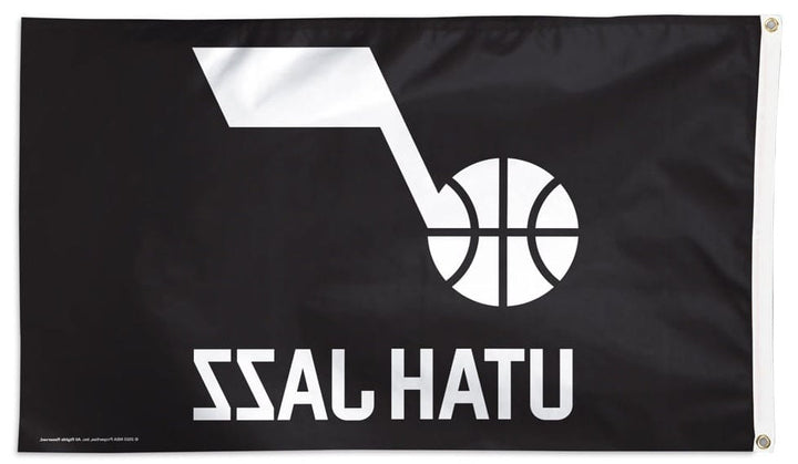 Utah Jazz Flag 3x5 Black heartlandflags