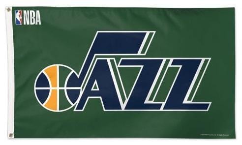 Utah Jazz Flag 3x5 Green Logo heartlandflags