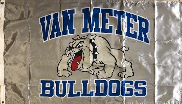 Van Meter Flag 3x5 Bulldogs 2 Sided High School heartlandflags