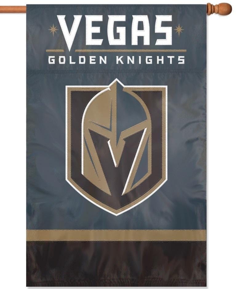 Vegas Golden Knights Flag 2 Sided Applique heartlandflags