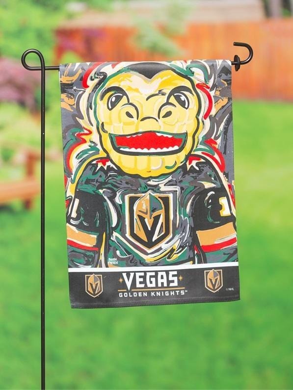 Vegas Golden Knights Garden Flag 2 Sided Justin Patten heartlandflags