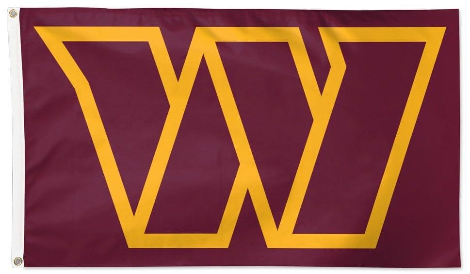 Washington Commanders Flag 3x5 Logo heartlandflags