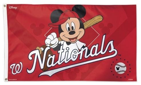 Washington Nationals Flag 3x5 Mickey Mouse Baseball heartlandflags