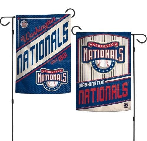 Washington Nationals Garden Flag 2 Sided Retro Classic Logo heartlandflags