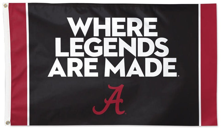 Alabama Crimson Tide 3x5 Flag Where Legends Are Made 77118117 Heartland Flags