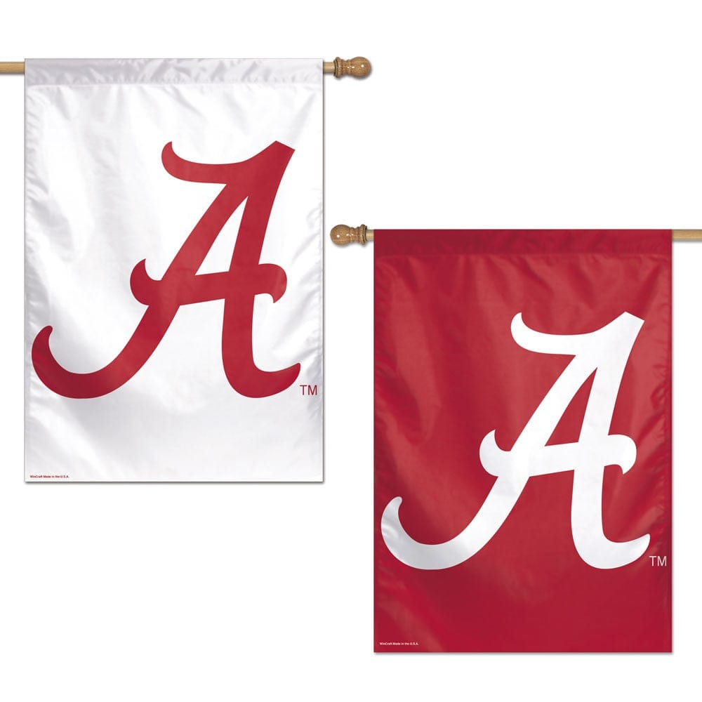 Alabama Crimson Tide Flag A Logo 2 Sided Vertical Banner 36839013 Heartland Flags