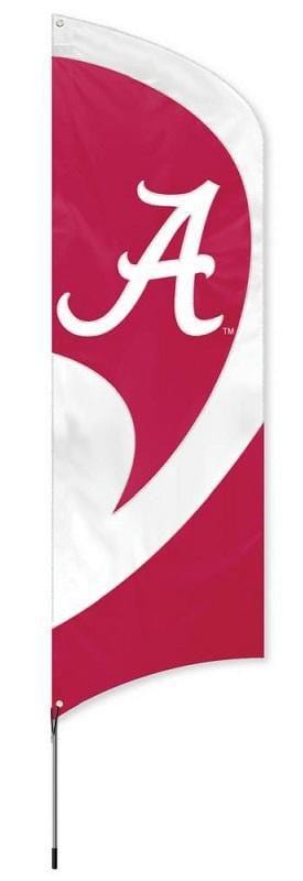 Alabama Crimson Tide Flag Tall Team Feather Flag With Flagpole TTAL Heartland Flags