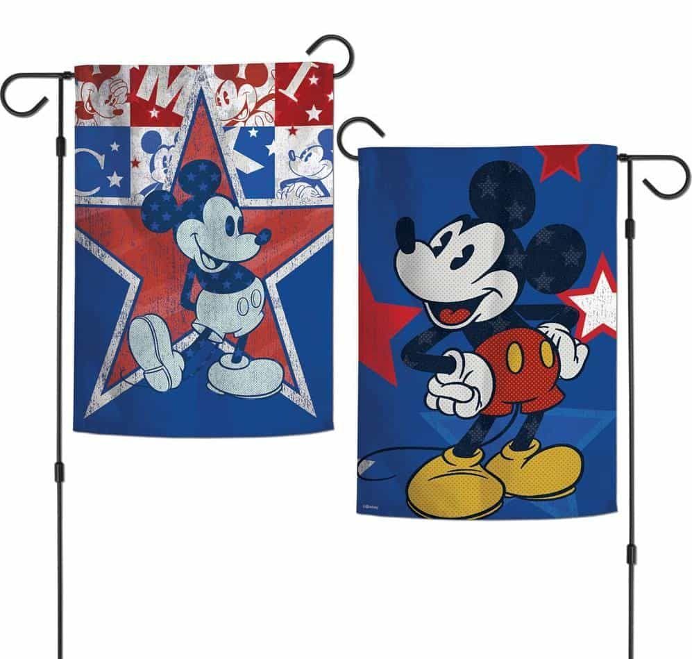 Americana Mickey Mouse Garden Flag 2 Sided 94598218 Heartland Flags