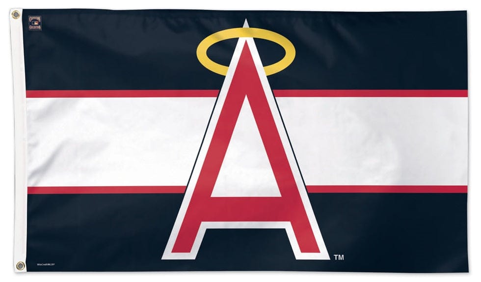 Anaheim Angels Flag 3x5 Retro Throwback Vintage Halo 04403419 Heartland Flags