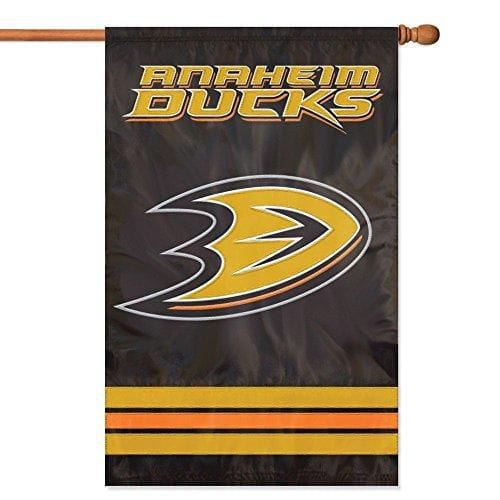 Anaheim Ducks Banner 2 Sided Applique House Flag AFDUC Heartland Flags