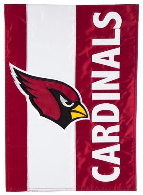 Arizona Cardinals Garden Flag 2 Sided Applique Embellished 16SF3800 Heartland Flags
