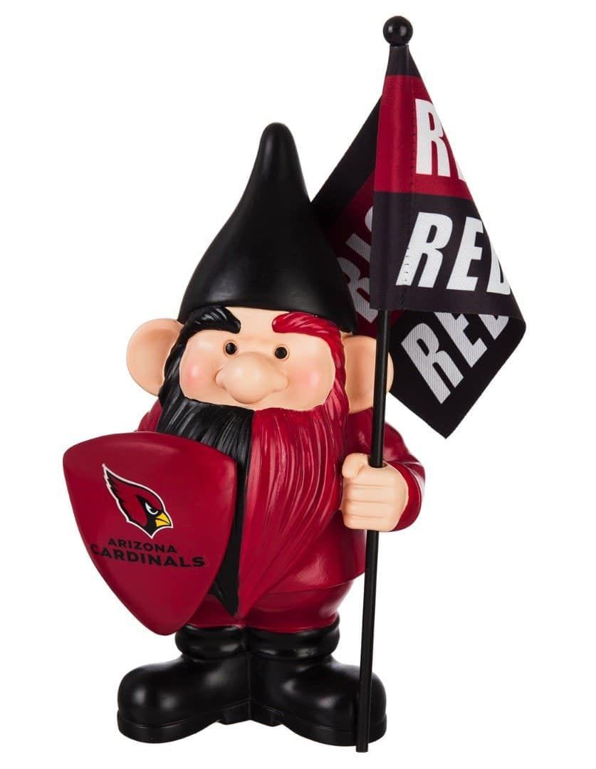 Arizona Cardinals Gnome with Flag Rise Up Red Sea 543800FHG Heartland Flags