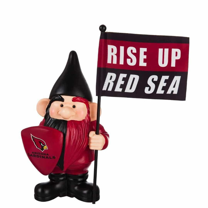 Arizona Cardinals Gnome with Flag Rise Up Red Sea 543800FHG Heartland Flags