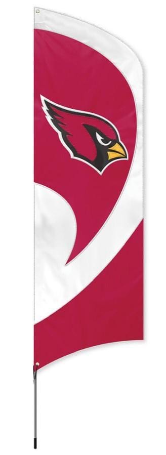 Arizona Cardinals Tall Team Feather Flag with Flagpole TTAC Heartland Flags