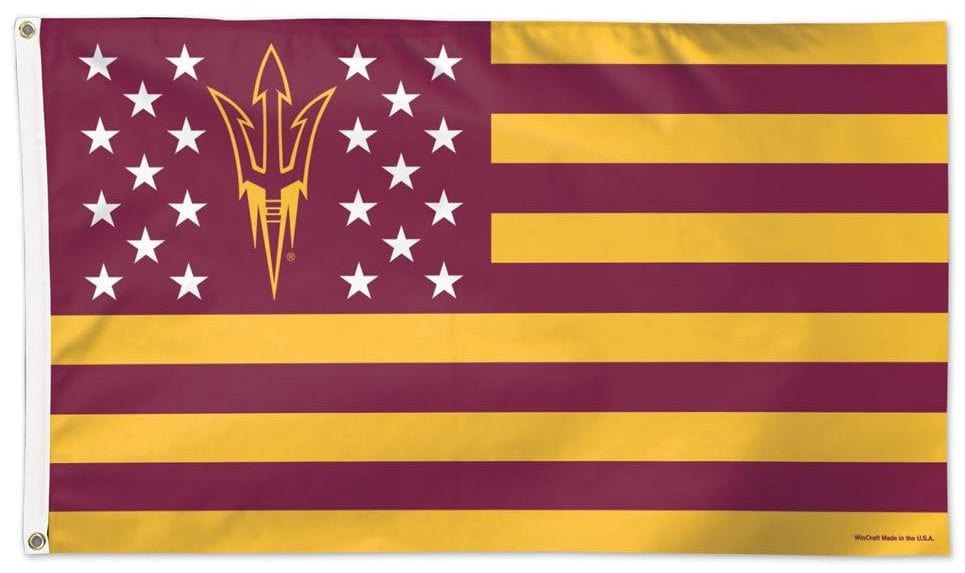 Arizona State Sun Devils Flag 3x5 Americana Stars and Stripes 08035115 Heartland Flags