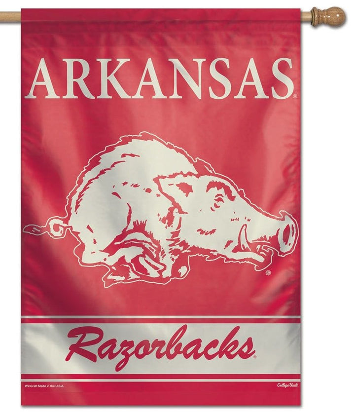 Arkansas Razorback Banner Throwback Logo House Flag 21453017 Heartland Flags