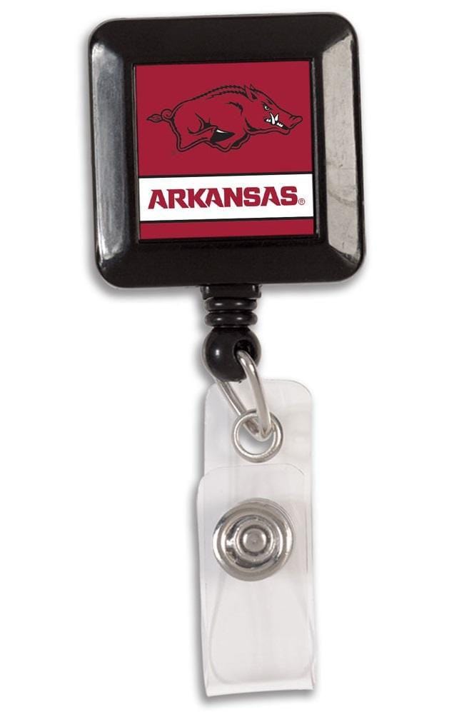Arkansas Razorbacks Reel Retractable Name Badge Holder 25485020 Heartland Flags