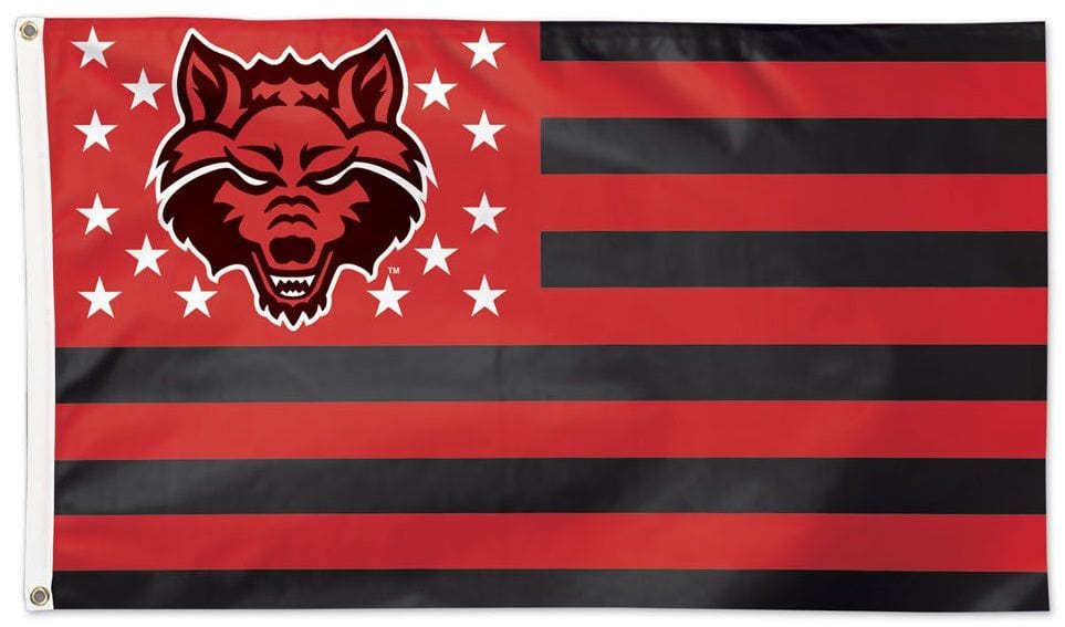 Arkansas State Red Wolves Flag 3x5 Patriotic Stars Stripes 43077118 Heartland Flags
