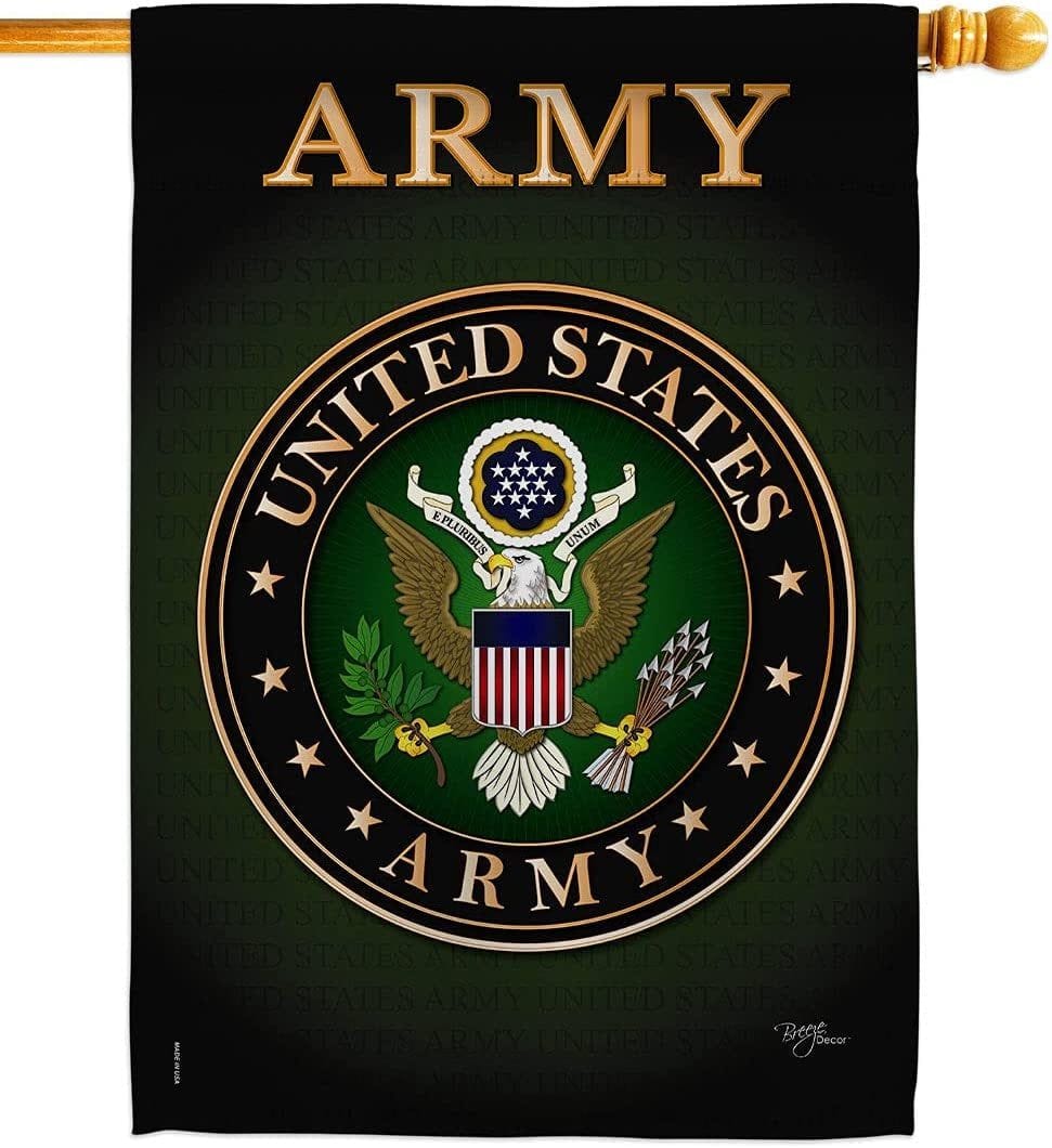 Army Flag 2 Sided Vertical House Banner 08055 Heartland Flags