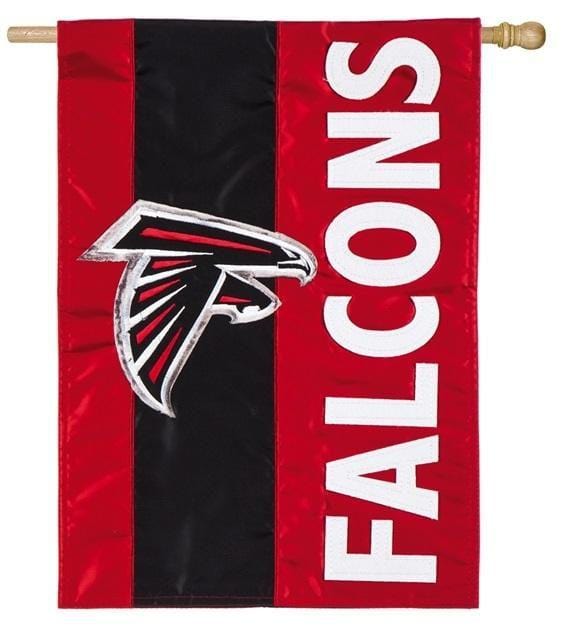 Atlanta Falcons Banner 2 Sided Embellished Applique House Flag 15SF3801 Heartland Flags