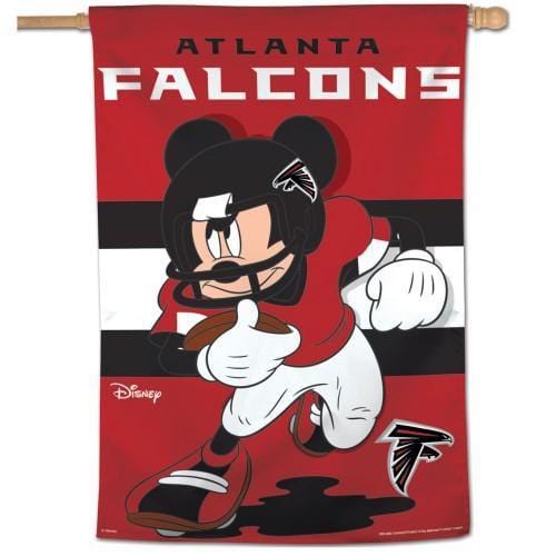 Atlanta Falcons Banner Mickey Mouse NFL Football House Flag 67715117 Heartland Flags