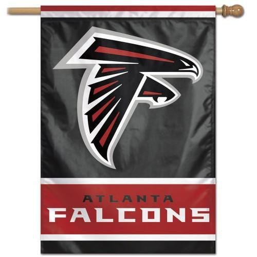 Atlanta Falcons Flag Logo on Black Vertical Banner 57317517 Heartland Flags