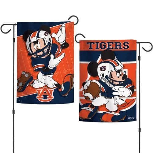 Auburn Tigers Garden Flag 2 Sided Mickey Mouse Football 83939117 Heartland Flags