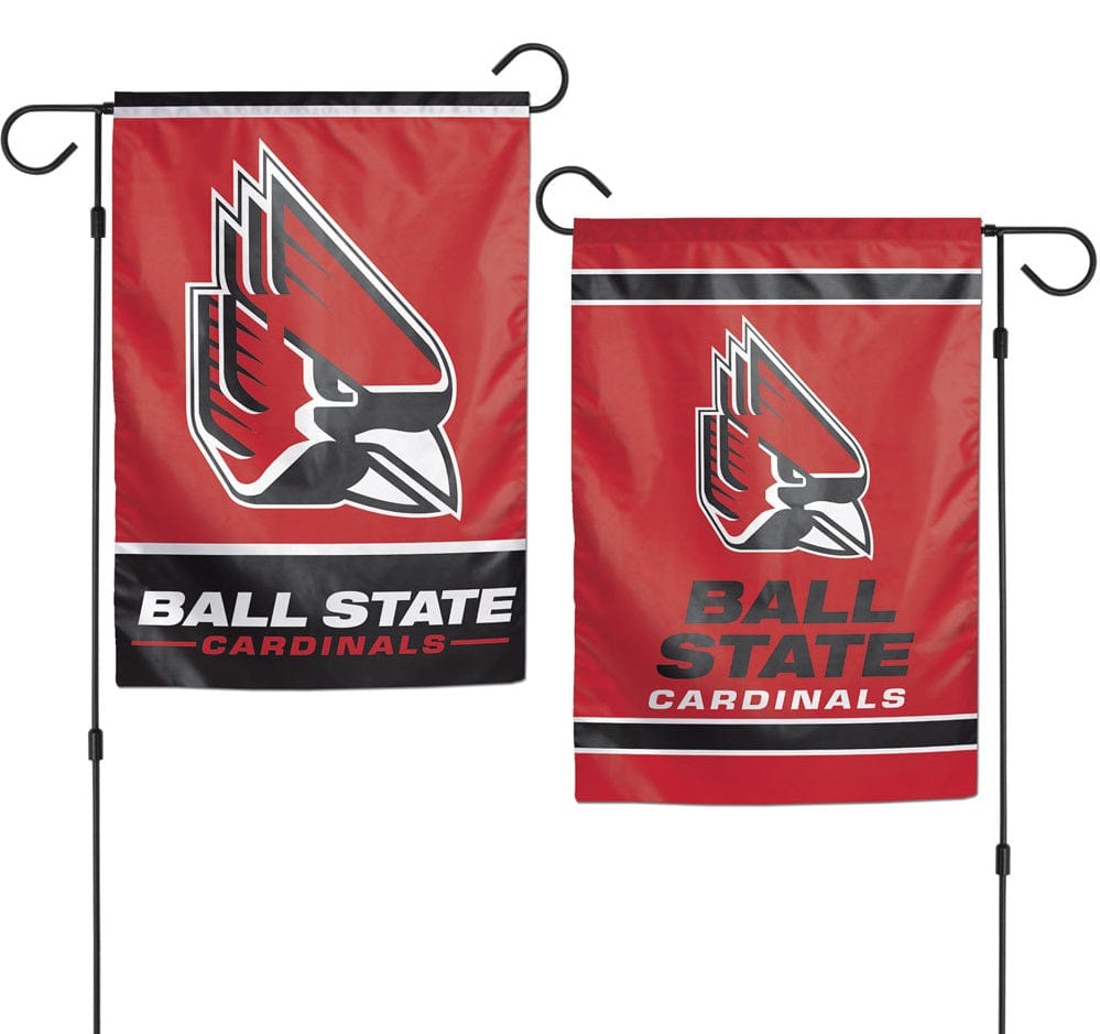Ball State Cardinals Garden Flag 2 Sided Logo 44375117 Heartland Flags