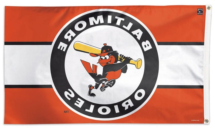 Baltimore Orioles Flag 3x5 Retro Throwback Cooperstown 04415419 Heartland Flags