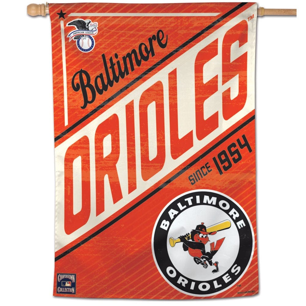 Baltimore Orioles Flag Cooperstown Throwback House Banner 05229419 Heartland Flags