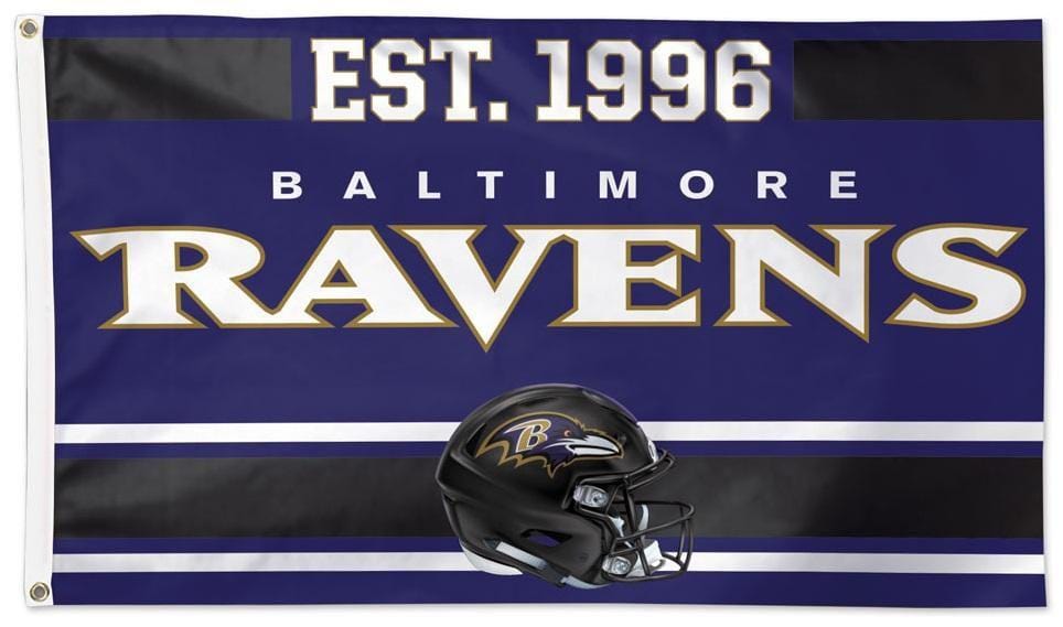 Baltimore Ravens Flag 3x5 Est 1996 32442321 Heartland Flags
