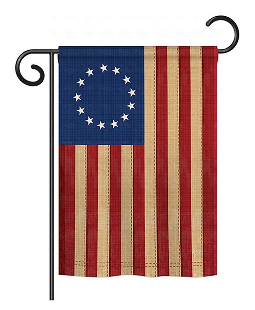 Betsy Ross Vintage Garden Flag 2 Sided 58068 Heartland Flags