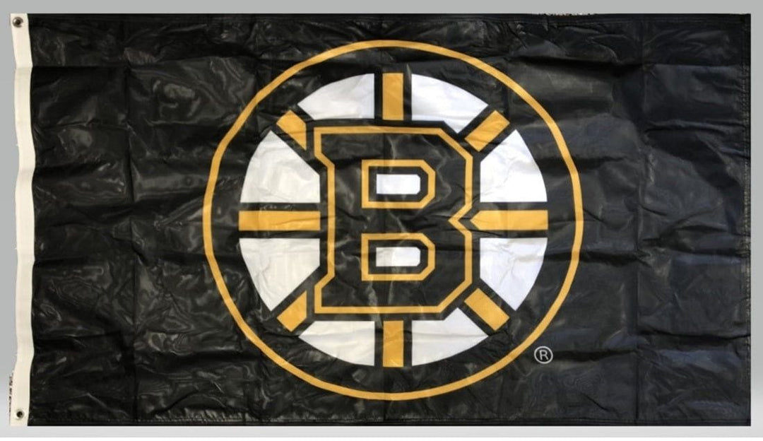 Boston Bruins Flag 3x5 Black Logo 02415115 Heartland Flags