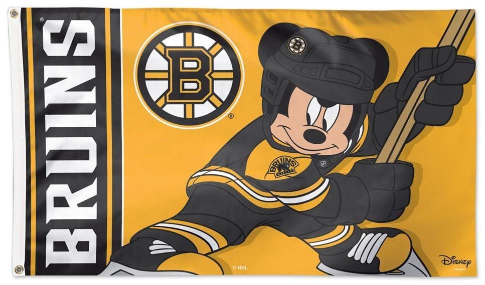 Boston Bruins Flag 3x5 Mickey Mouse Disney 25056220 Heartland Flags