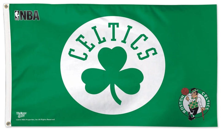 Boston Celtics Flag 3x5 Green Clover 02381115 Heartland Flags