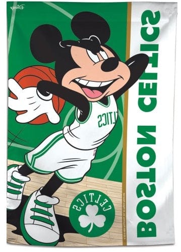Boston Celtics Flag Mickey Mouse House Banner Disney 19783218 Heartland Flags