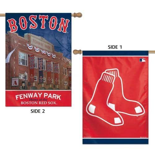 Boston Red Sox Flag 2 Sided Double Logo Vertical House Banner 41146013 Heartland Flags