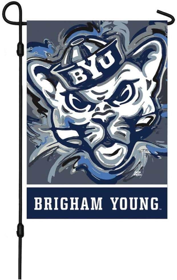 Brigham Young University Garden Flag 2 Sided Justin Patten Cougars 14S931JPA Heartland Flags