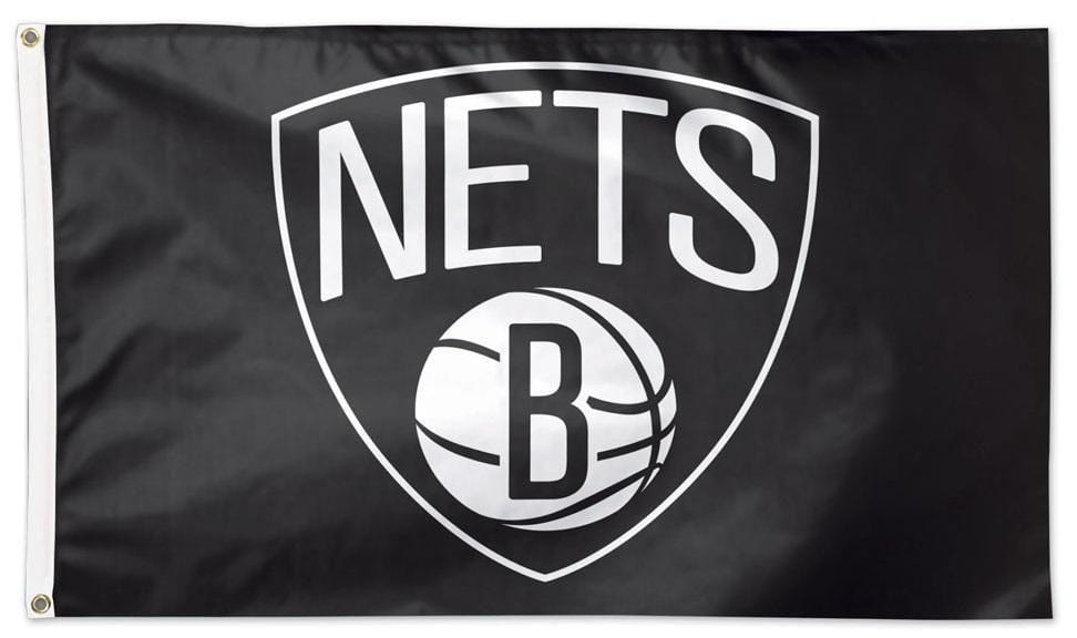 Brooklyn Nets Flag 3x5 Black 02382115 Heartland Flags