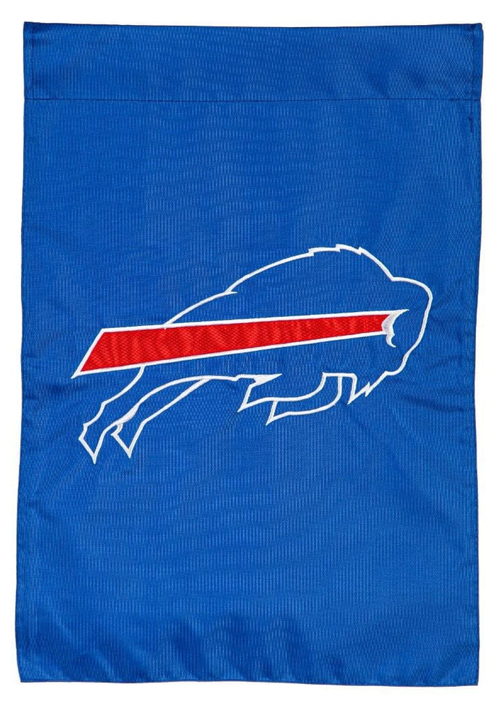 Buffalo Bills Garden Flag 2 Sided Applique 16A3803 Heartland Flags