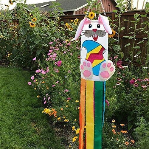 Bunny 3D Windsock Easter Decoration 40 Inches 5052 Heartland Flags