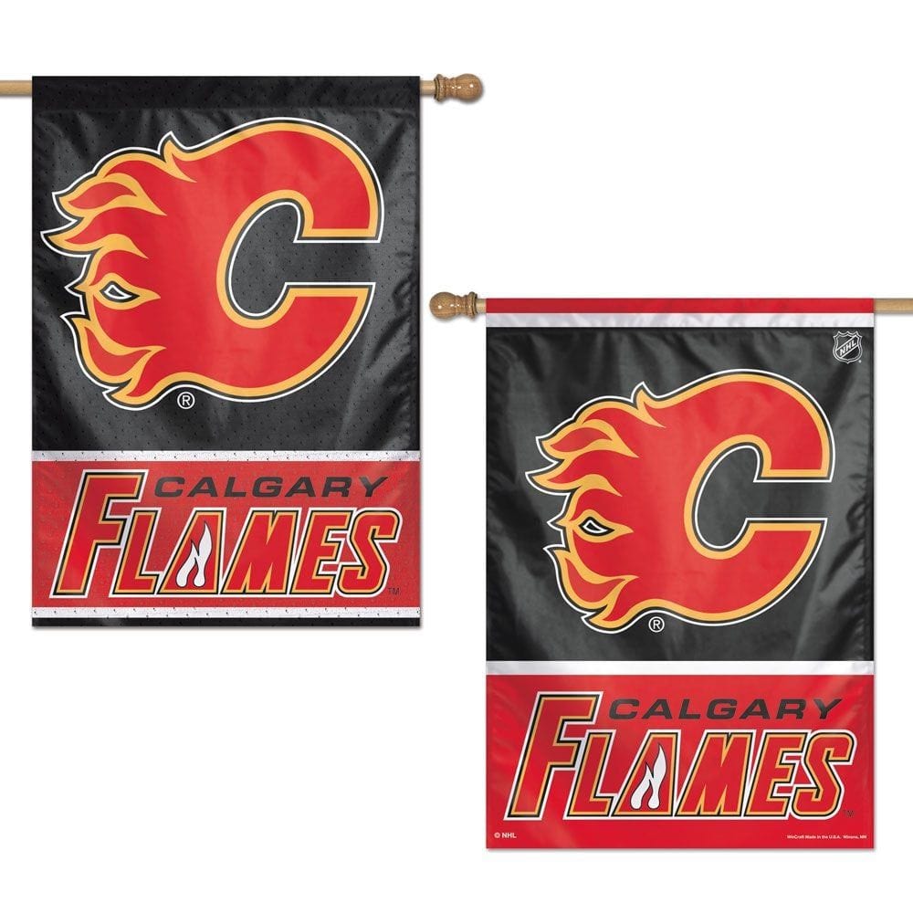 Calgary Flames Flag 2 Sided House Banner 97575013 Heartland Flags