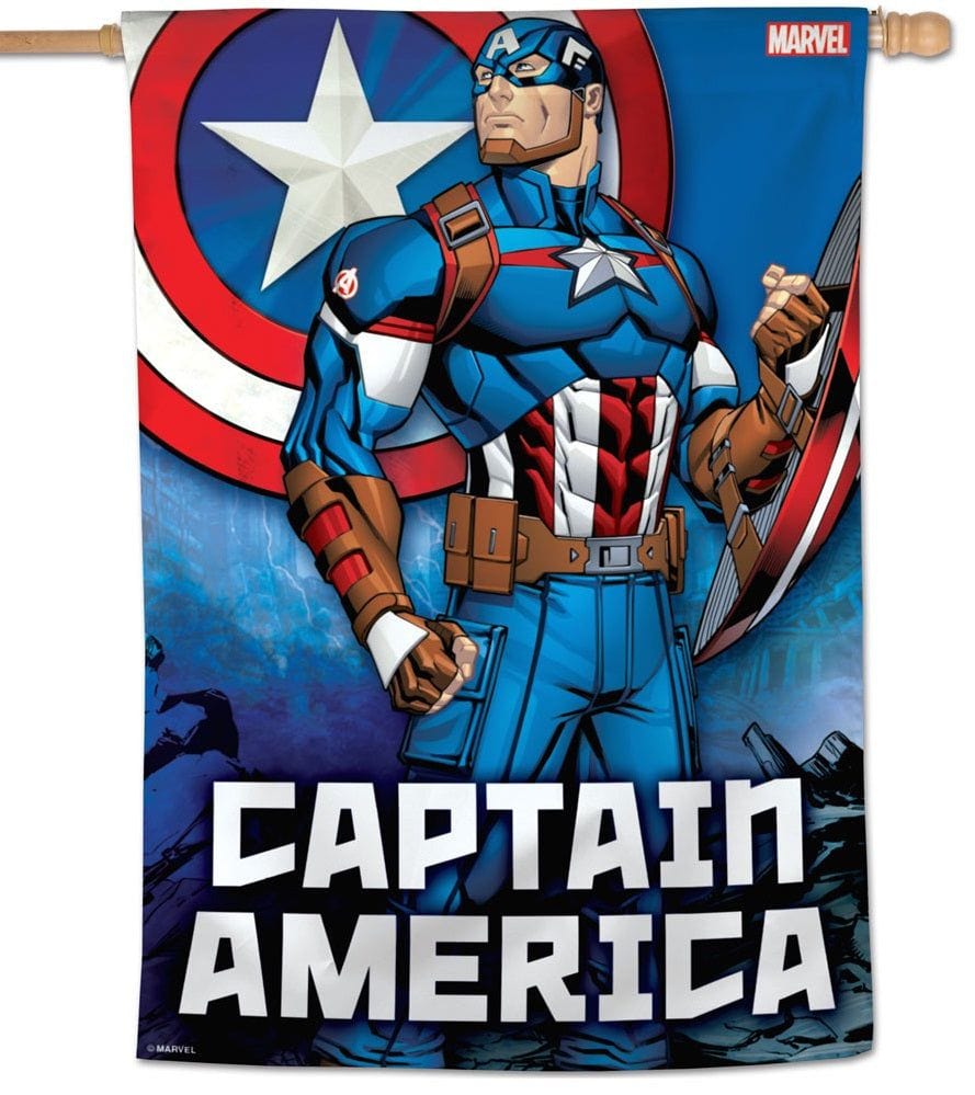 Captain America Flag Marvel Avengers Banner 14705320 Heartland Flags